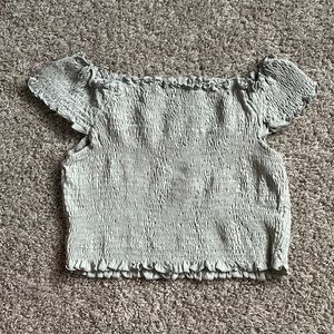 Kimchi Blue Off-The-Shoulder Crop Top